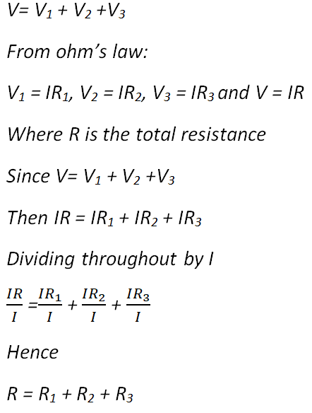 Series and Parallel Circuits