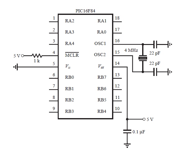 PIC16F84 Microcontroller Features